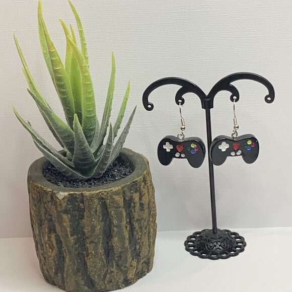 X Box Earring, Gaming Earring, X Box Controller, Silly Earring, Funny Earring - Picture 4 of 4
